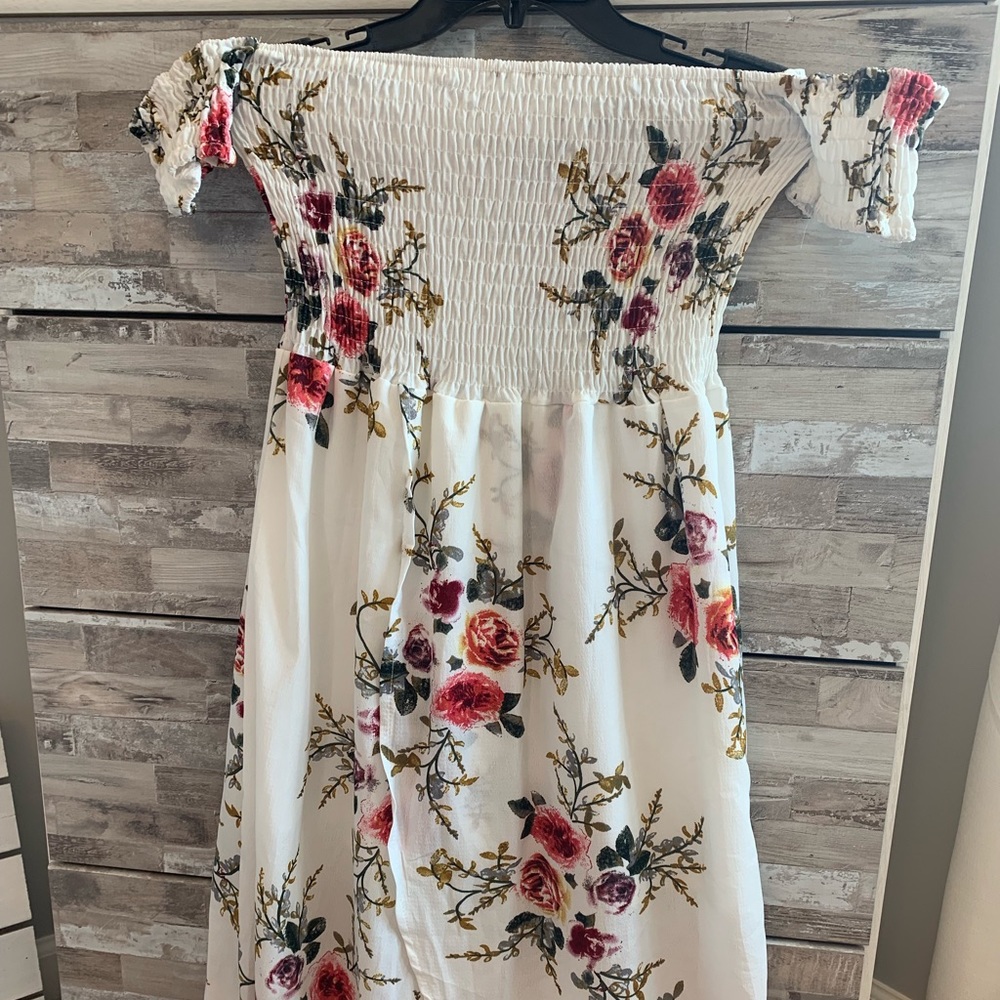 Off shoulder maxi dress